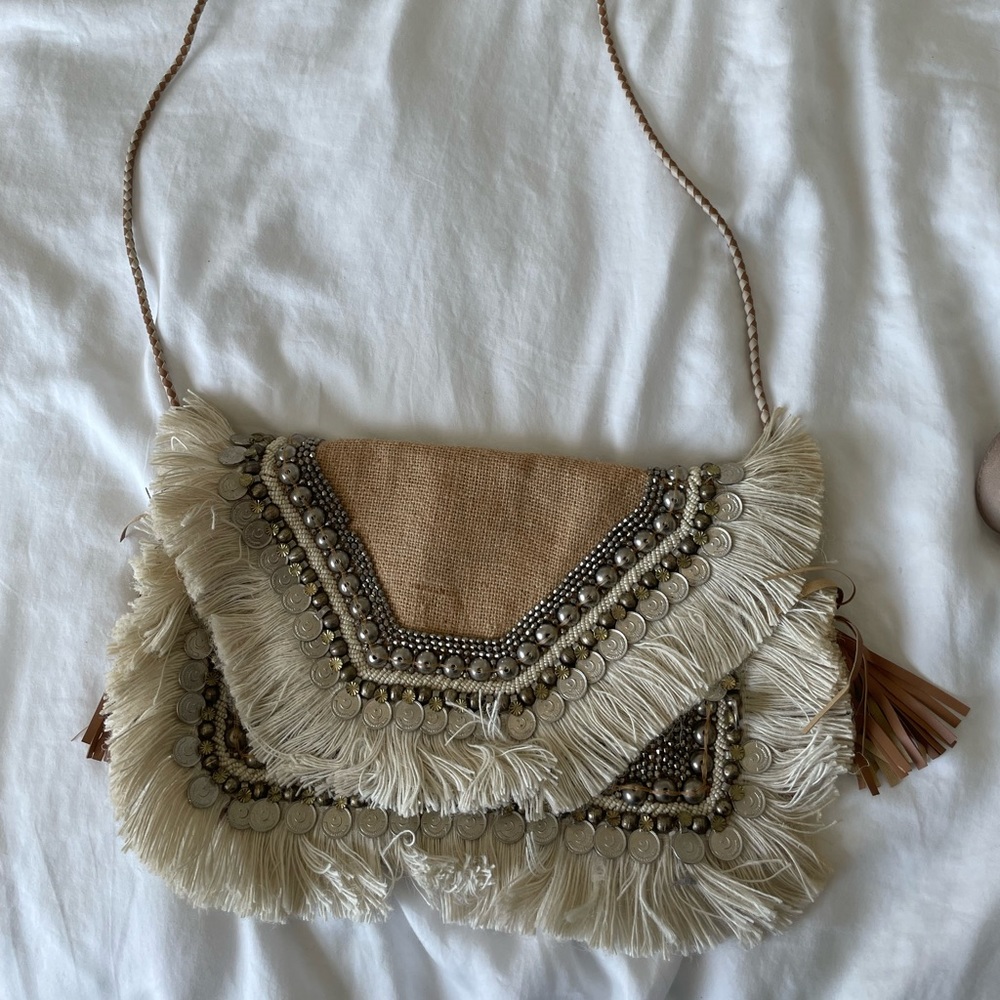 Vici clutch/crossbody bag in brown